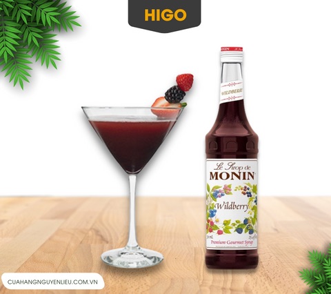 siro wildberry monin làm món gì