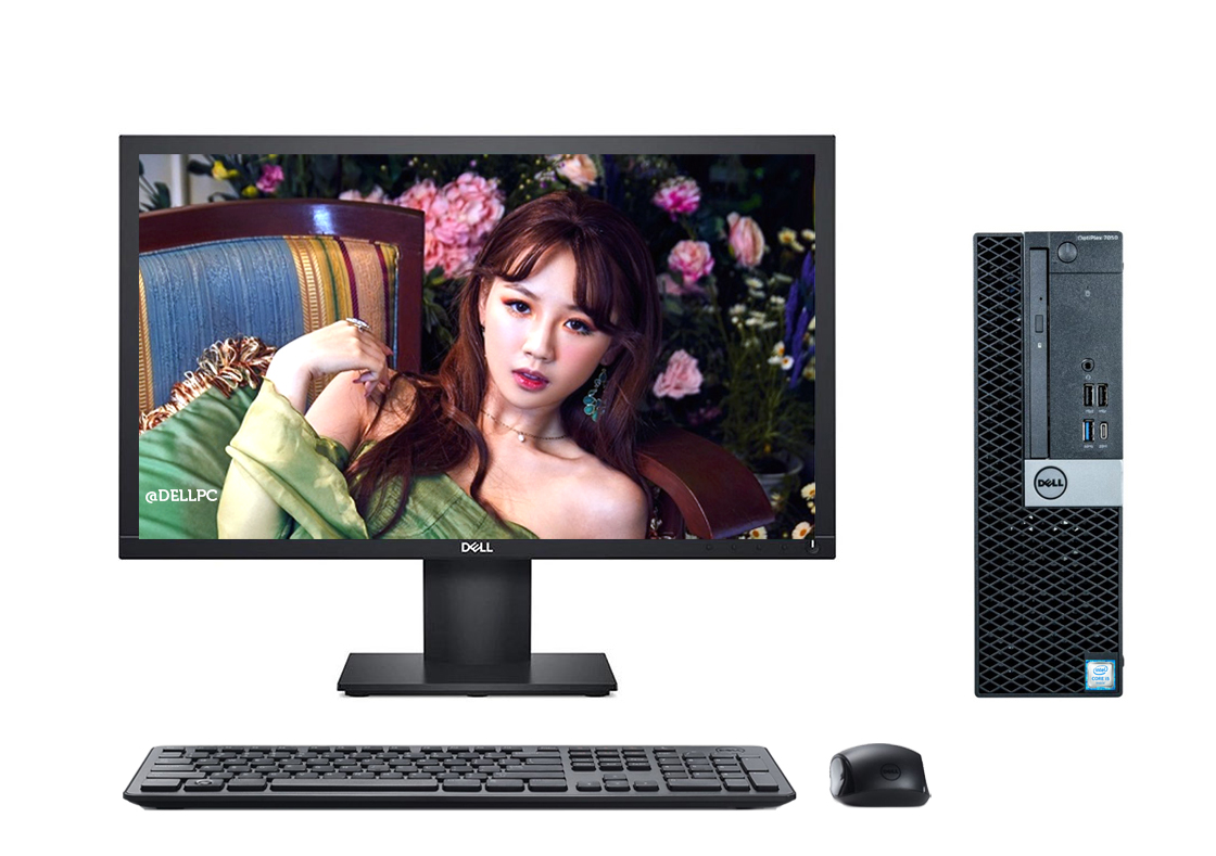 Bộ máy tính để bàn Dell OPTIPLEX 7050 - Màn hình Dell 20 E-Series - Chuột phím Dell