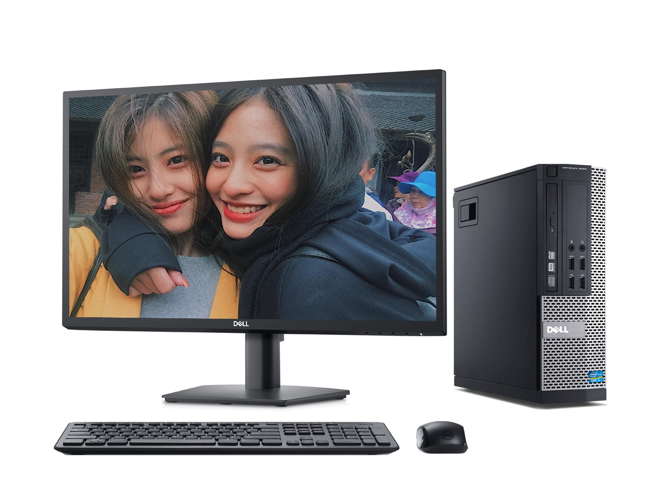 Bộ máy tính để bàn Dell OPTIPLEX 9020, U04S3M24 (i7-4770 / RAM 8GB / SSD  512GB) / Màn hình Dell 24 inch FullHD / Chuột phím Dell / WiFi DELL  COMPUTER (Dell Desktop/Máy tính để bàn Dell)