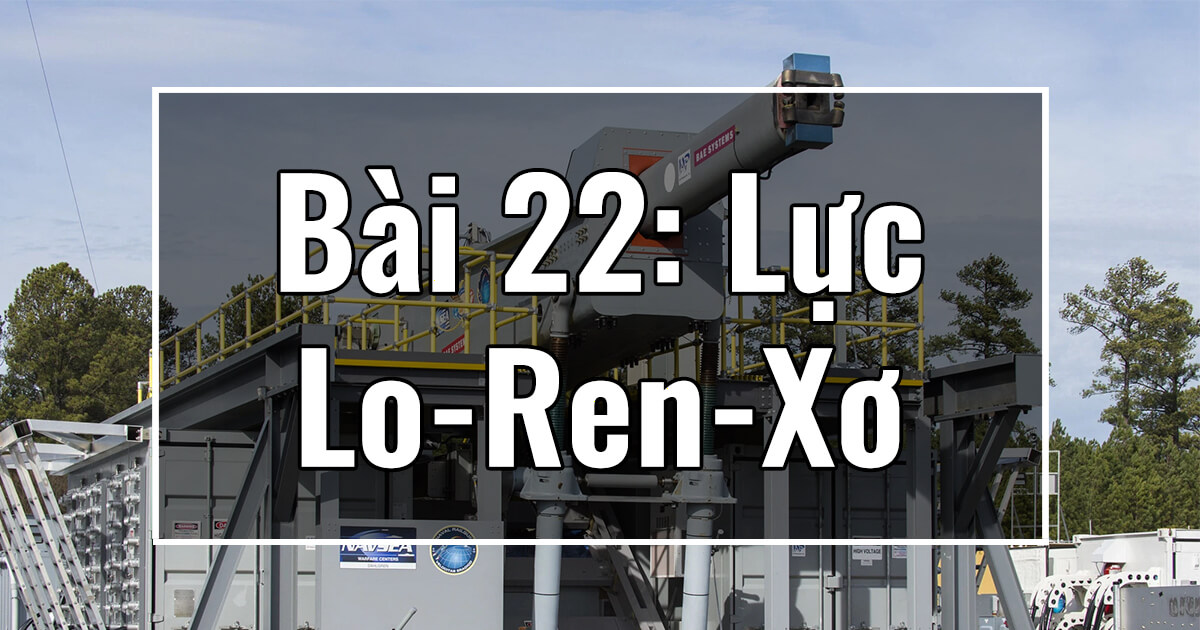 Vật lý 11. Chương IV. Bài 22: Lực Lo-Ren-Xơ