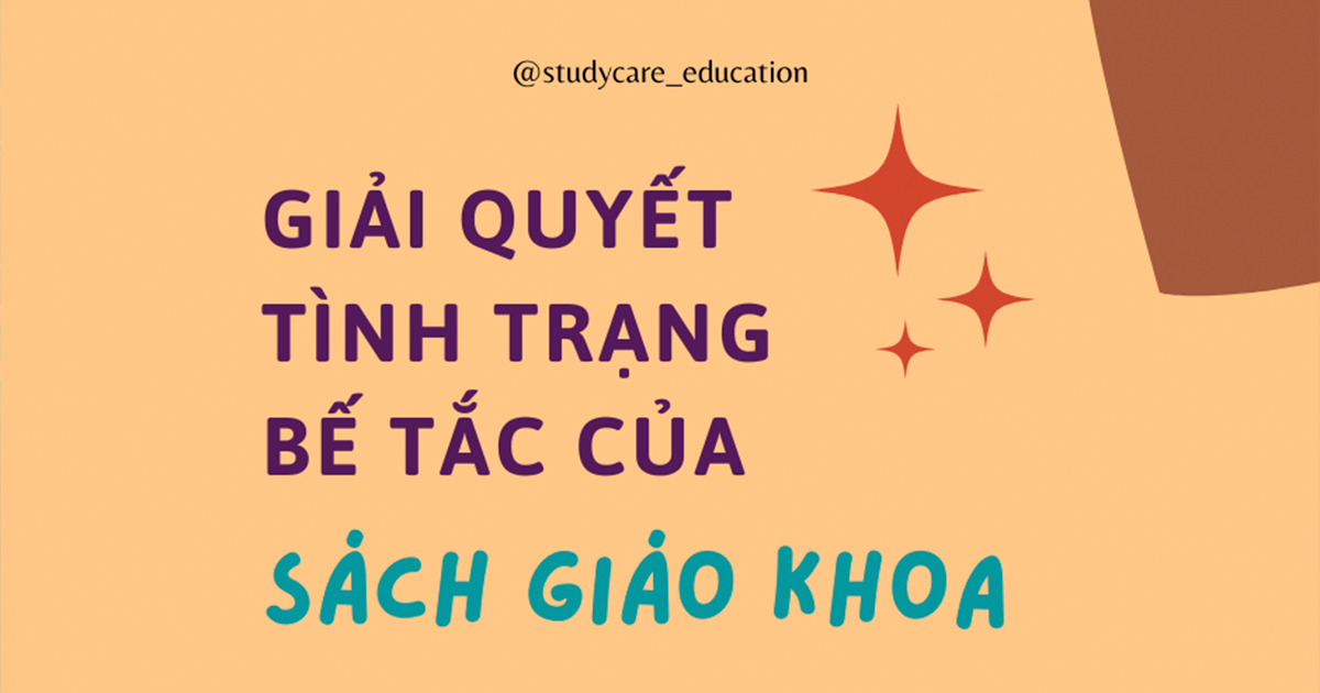 Giải quyết tình trạng bế tắc của sách giáo khoa.