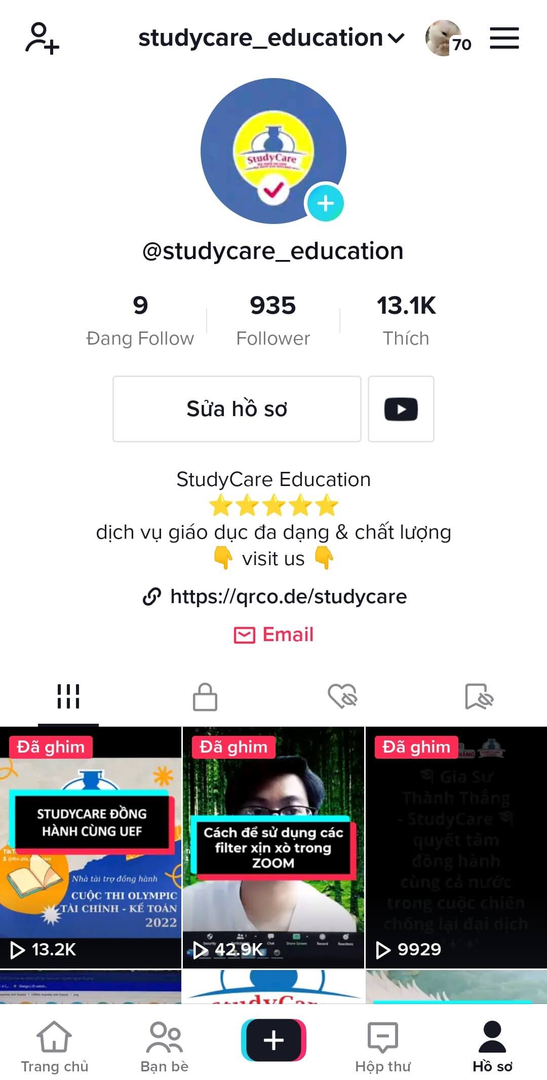 Những tài khoản giáo dục luôn thu hút được người dùng Tiktok.