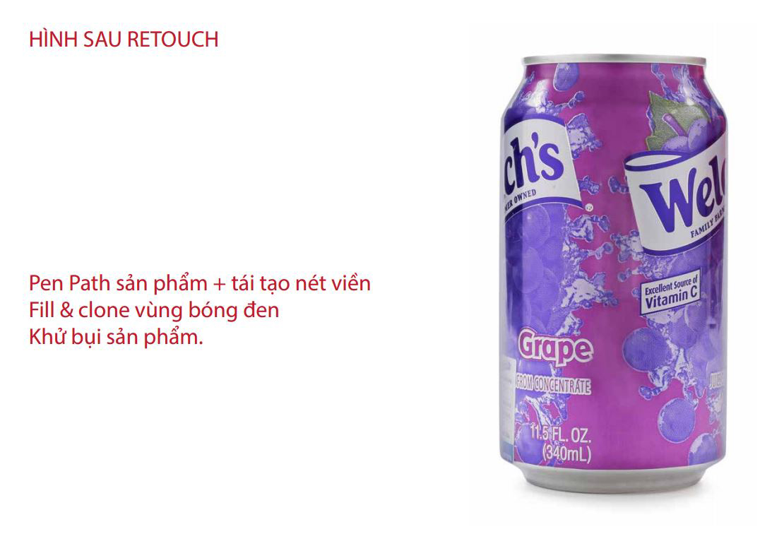 Dịch vụ chỉnh sửa hình ảnh (retouch)