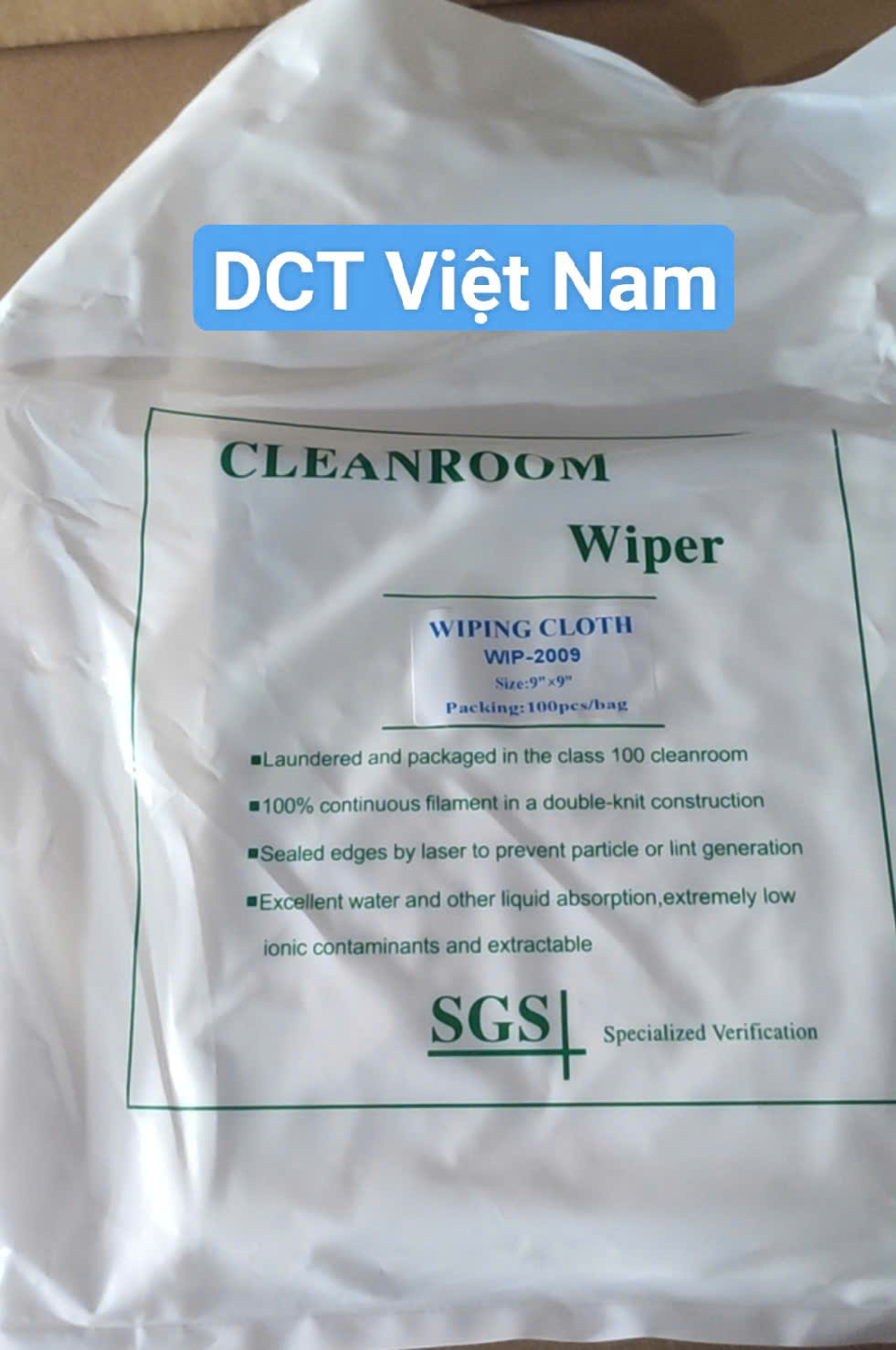 Khăn lau phòng sạch 2009 giá rẻ, tiết kiệm chi phí?