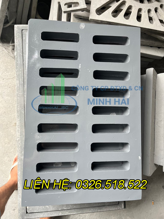 Song chắn rác composite Minh Hải lắp cho hệ thống thoát nước