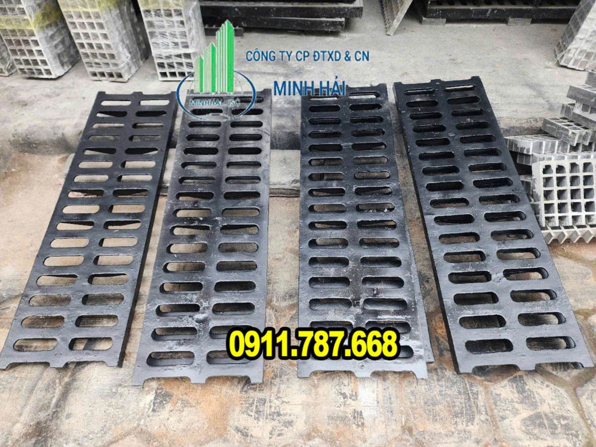 Song chắn rác gang cầu Minh Hải