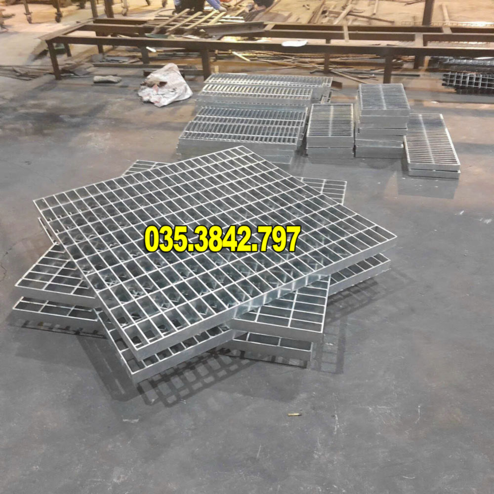 Tấm sàn grating thép mạ kẽm Minh Hải