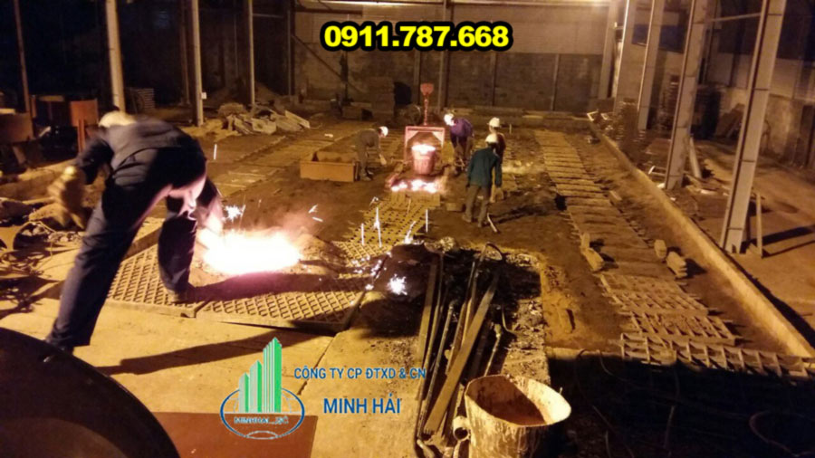 Xưởng đúc song chắn rác gang Minh Hải