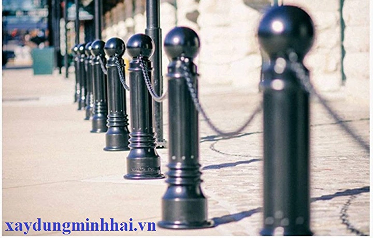 Trụ gang - Ghế gang công viên -Lan can tay vịn