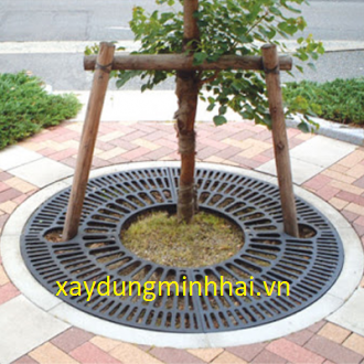 Cung cấp tấm ghi bảo vệ gốc cây || Bảo Hành 24 tháng