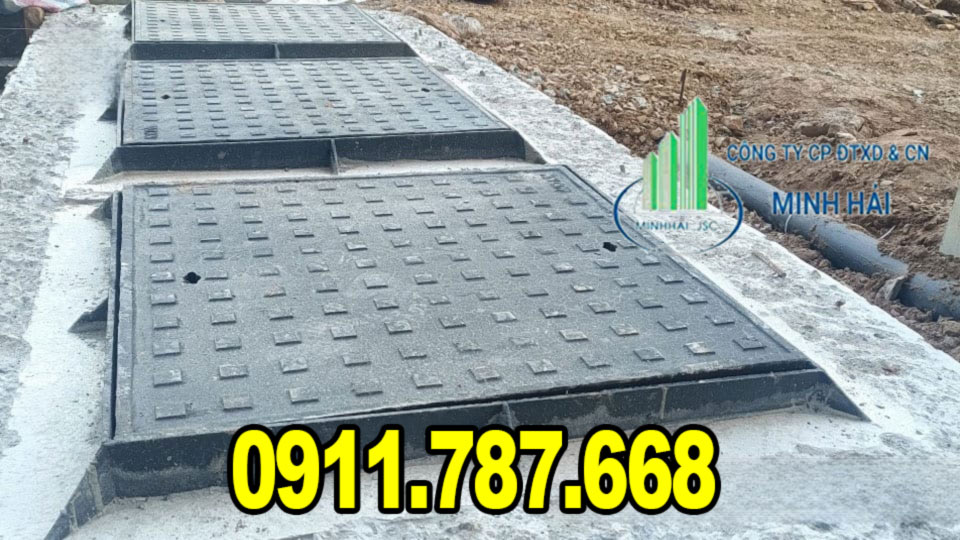 Nắp Gang Hố Ga Vuông - Kích thước 900x900mm [Minh Hải]