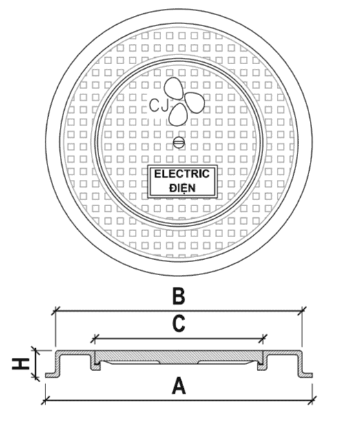 Nắp Hố Ga Gang Khung Tròn | Giá Rẻ - Vận Chuyển Toàn Quốc 2026