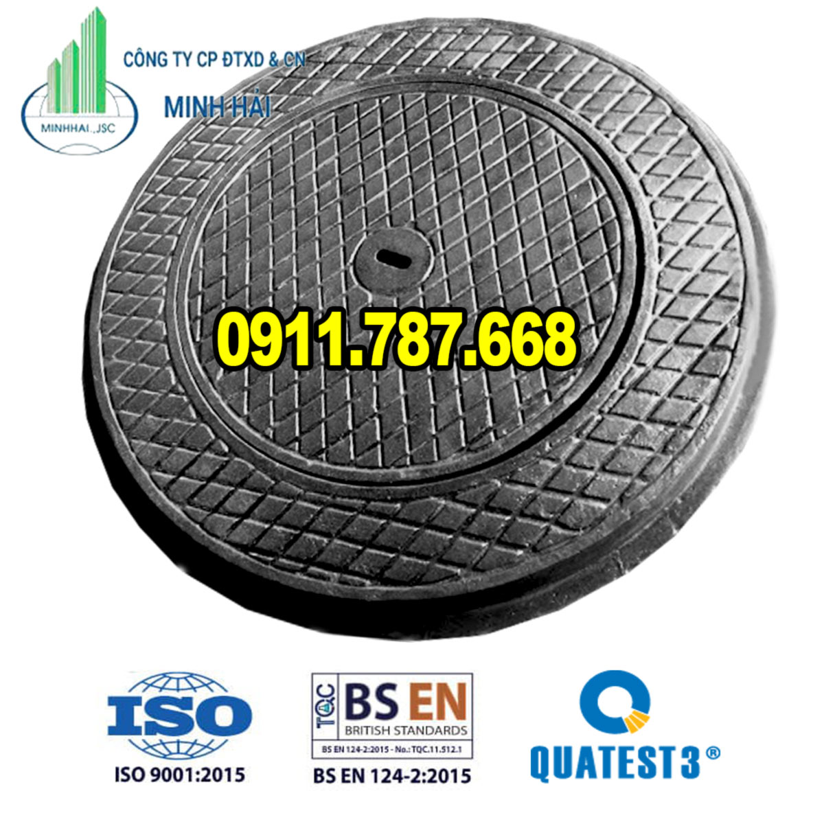 Nắp Hố Ga Gang Khung Tròn | Giá Rẻ - Vận Chuyển Toàn Quốc 2026
