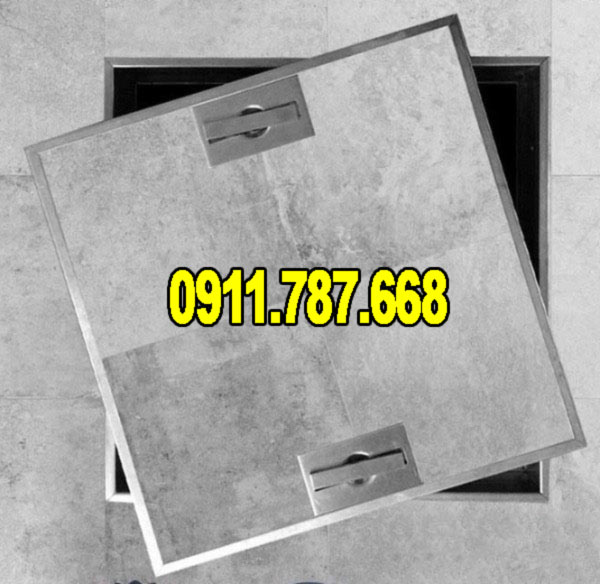 Nắp Hố Ga Lát Gạch Đá Inox 304 | Chịu Tải Cho Nhà Dân, Biệt Thự | Minh Hải