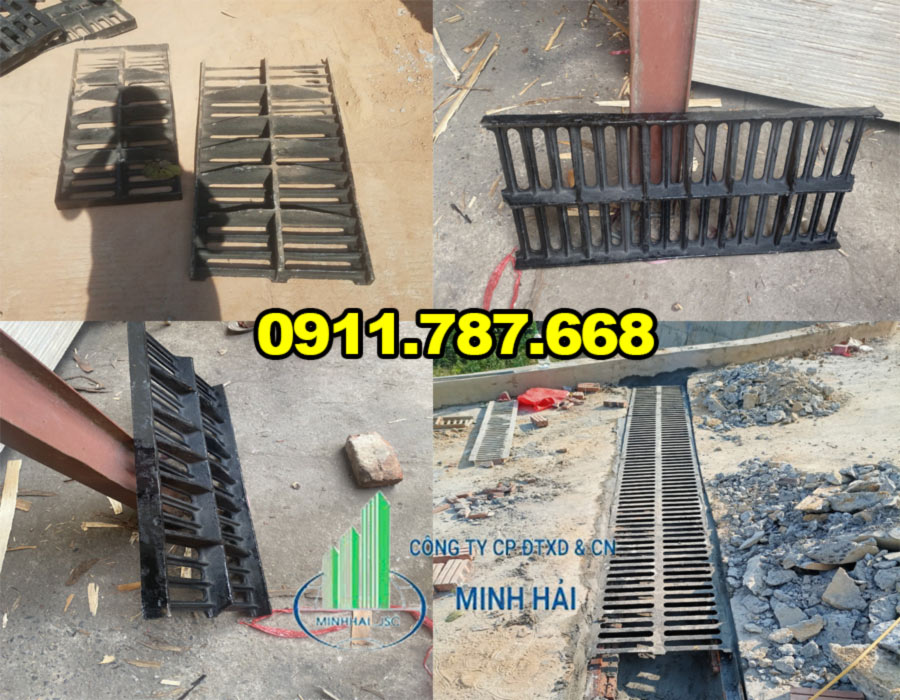 Song Chắn Rác 1000x500mm Gang Cầu | Báo Giá, Kích Thước, Bản Vẽ Tiêu Chuẩn | Minh Hải