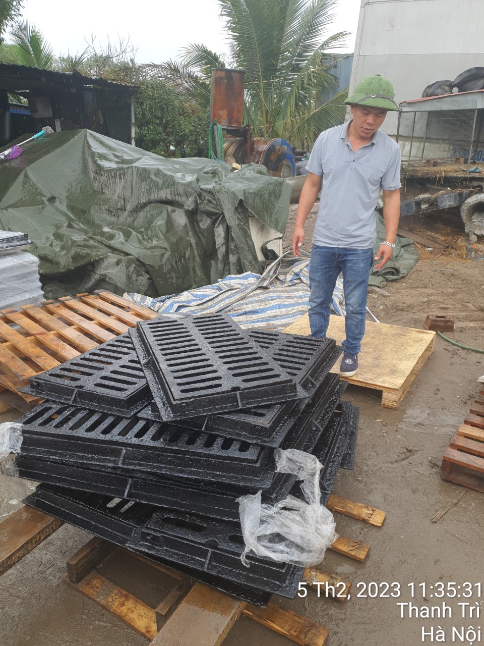 Song chắn rác gang cầu | KT 960x530mm | Hàng có sẵn - Đầy đủ chứng chỉ