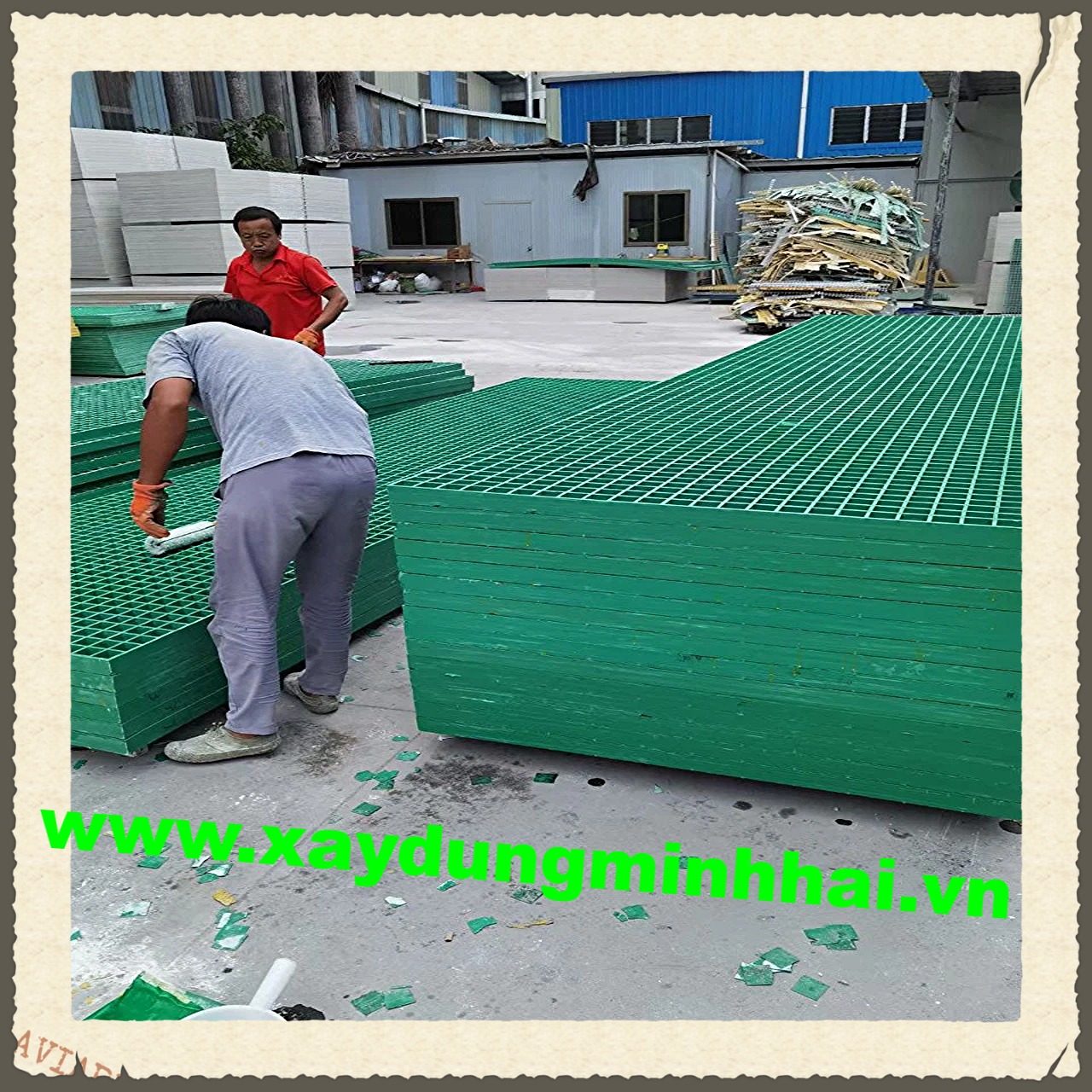 Bán tấm sàn grating composite frp | Chống ăn mòn hóa chất | Đầy đủ màu sắc