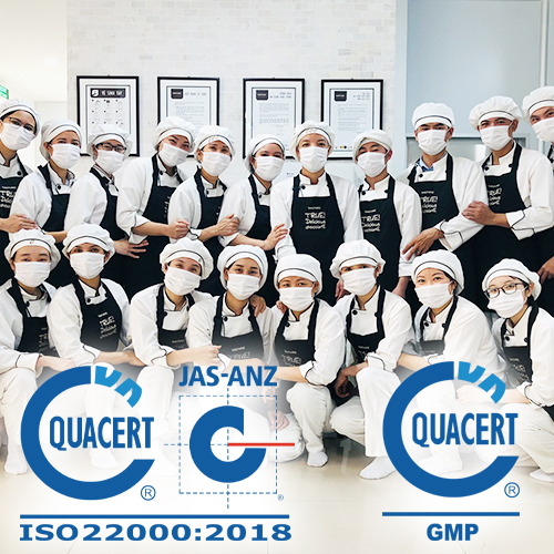 Chứng nhận ISO-22000 và GMP