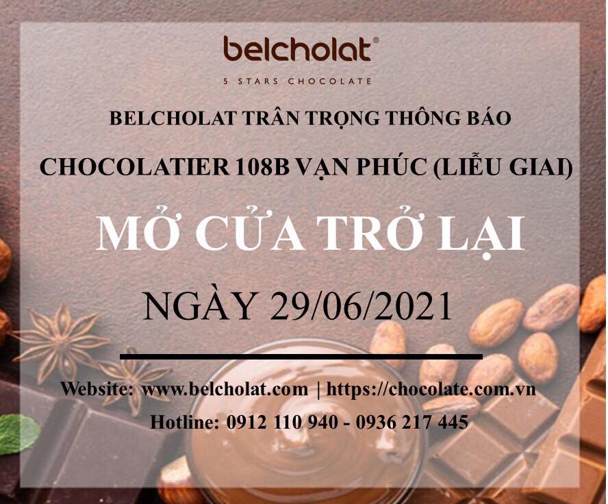 THÔNG BÁO MỞ CỬA TRỞ LẠI SHOWROOM BELCHOLAT 108B VẠN PHÚC