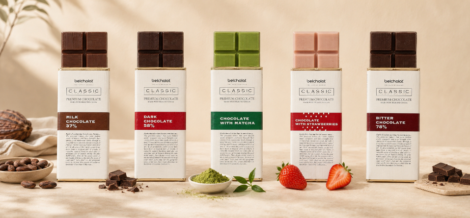Các vị chocolate thanh Belcholat cho mỗi ngày