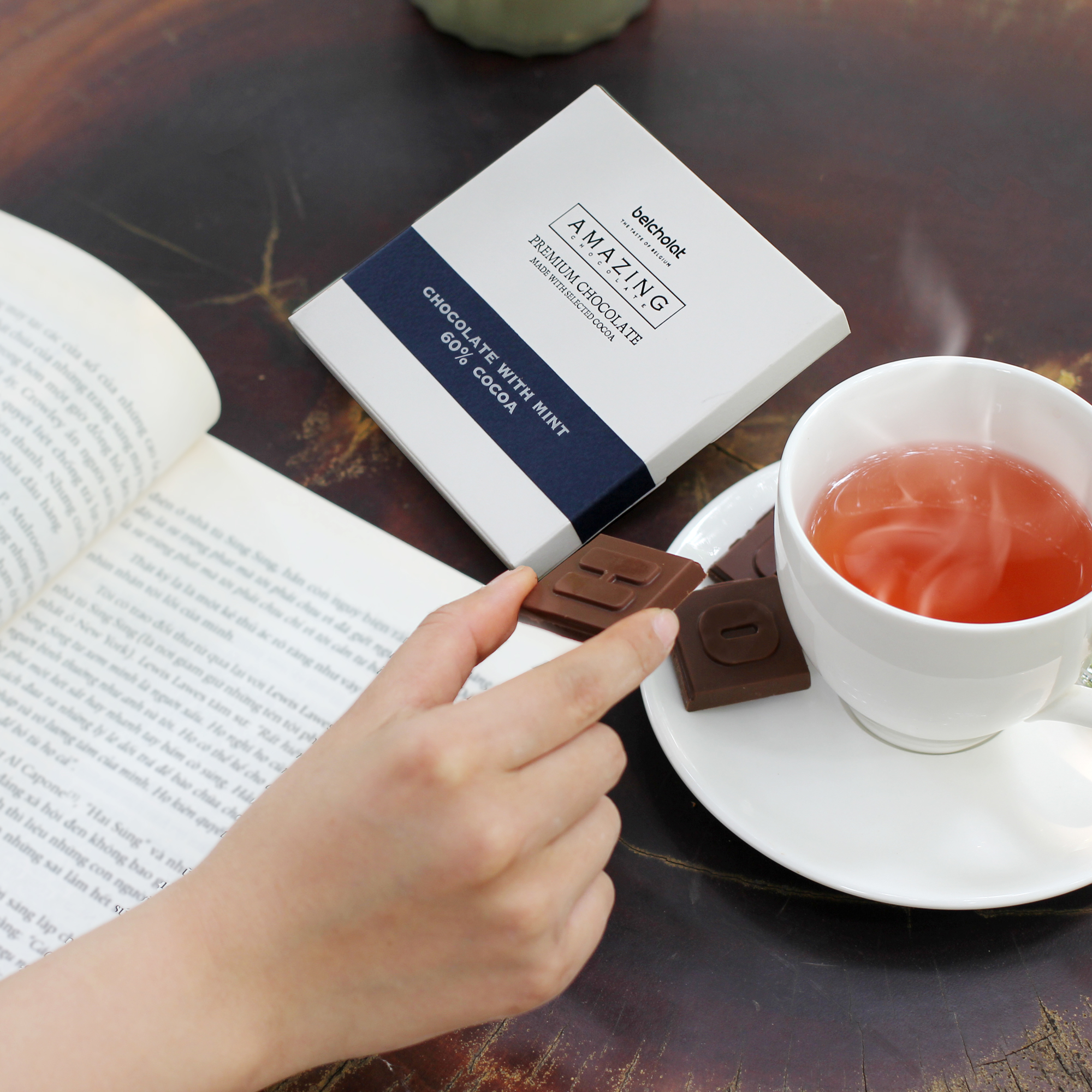 Amazing Chocolate with Mint 80g