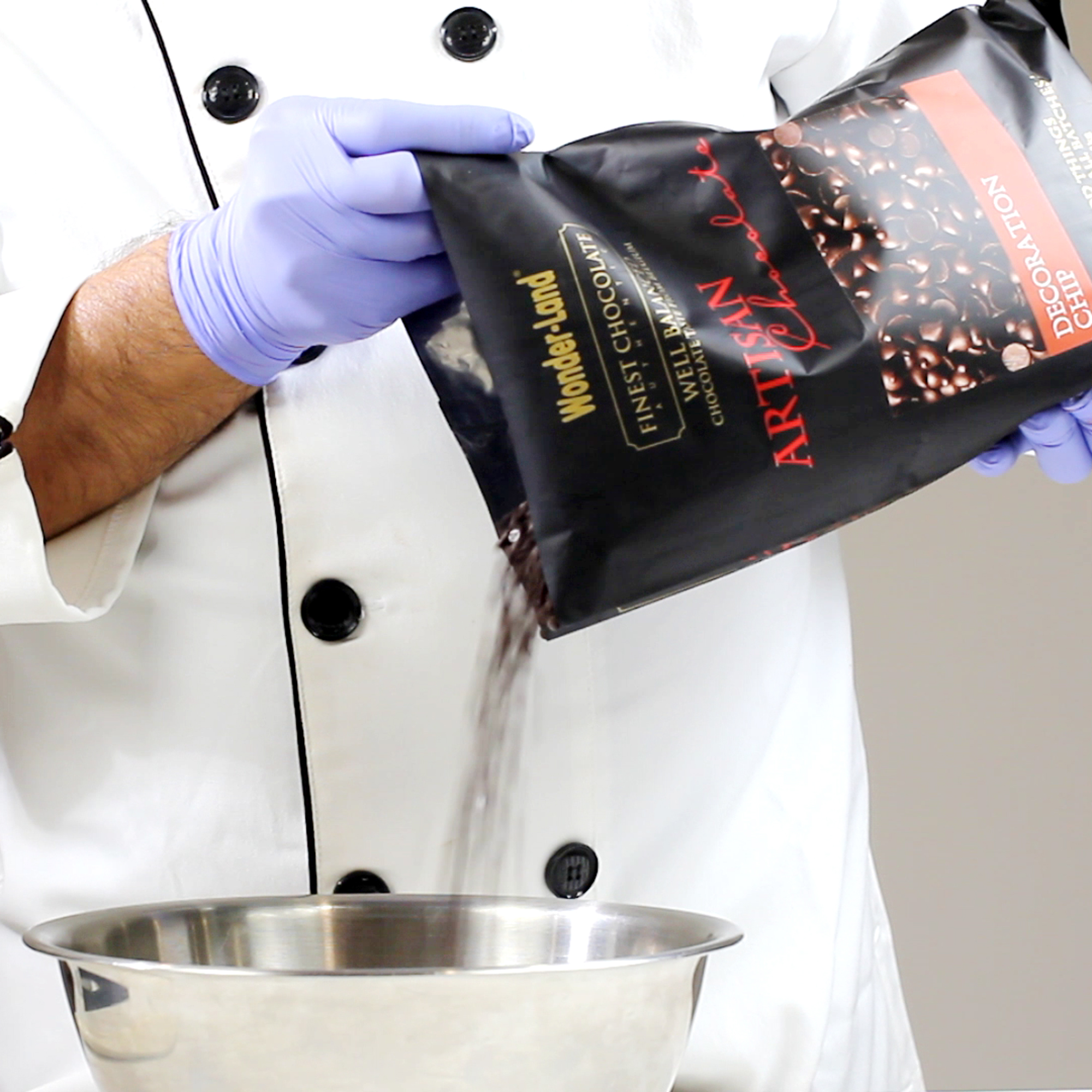 Decoration Chip Dark Chocolate/ Bag 1kg