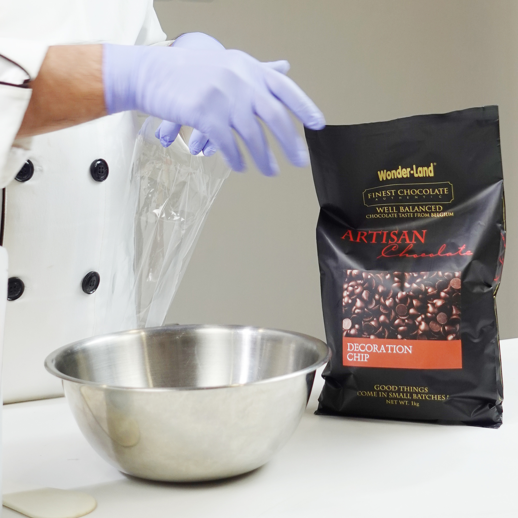 Decoration Chip Dark Chocolate/ Bag 1kg