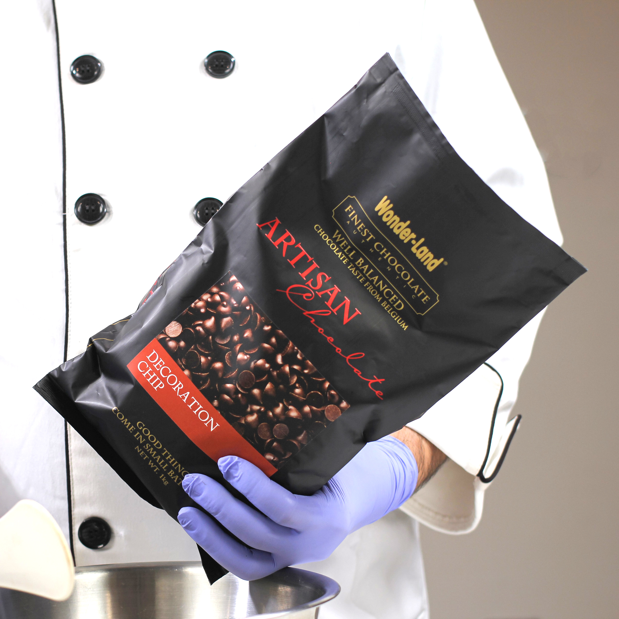 Decoration Chip Dark Chocolate/ Bag 1kg