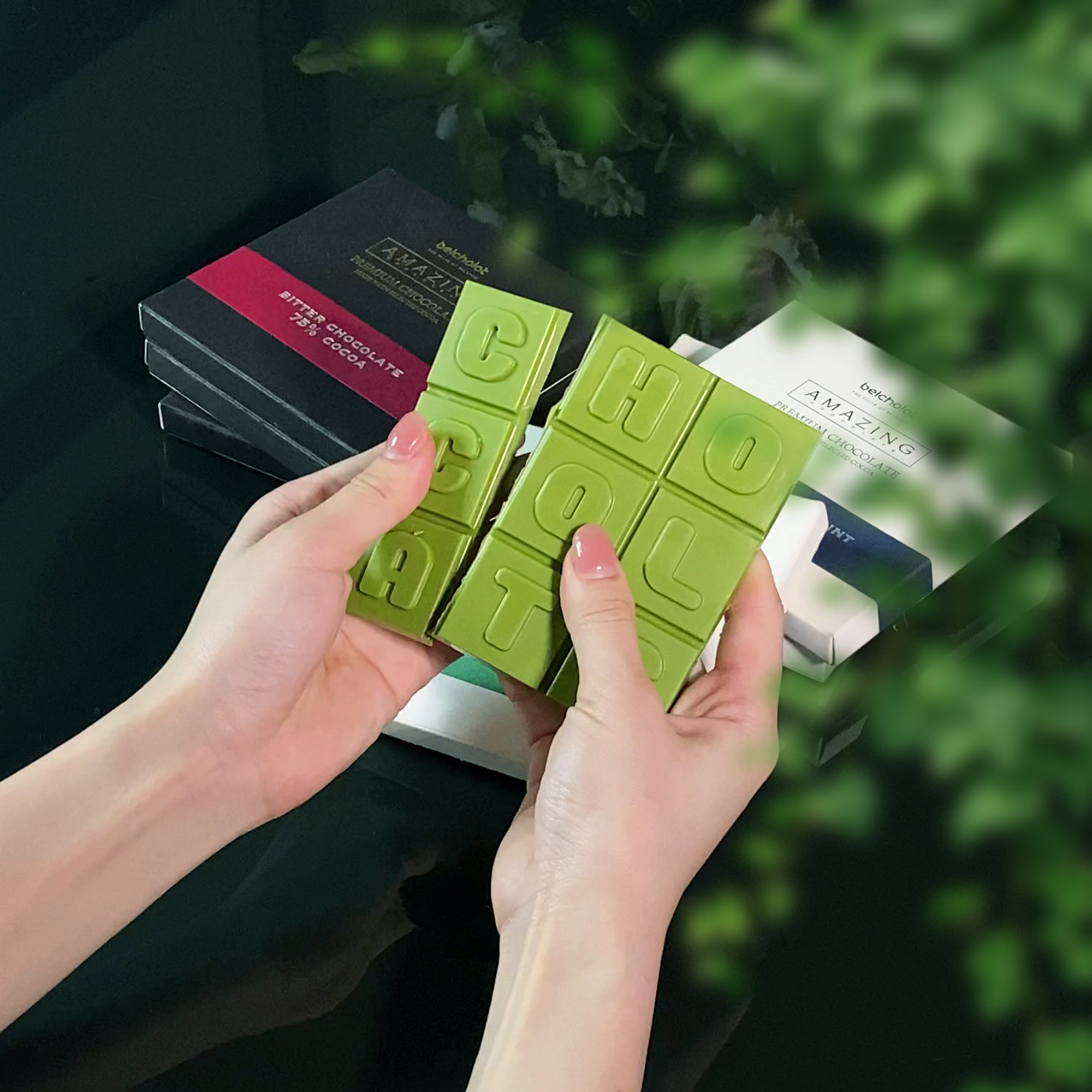 Amazing Chocolate with Matcha 80g