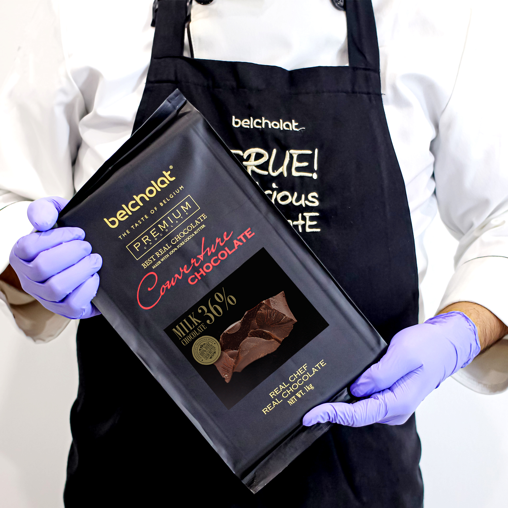 Milk Couverture Chocolate 36% / Block 1kg