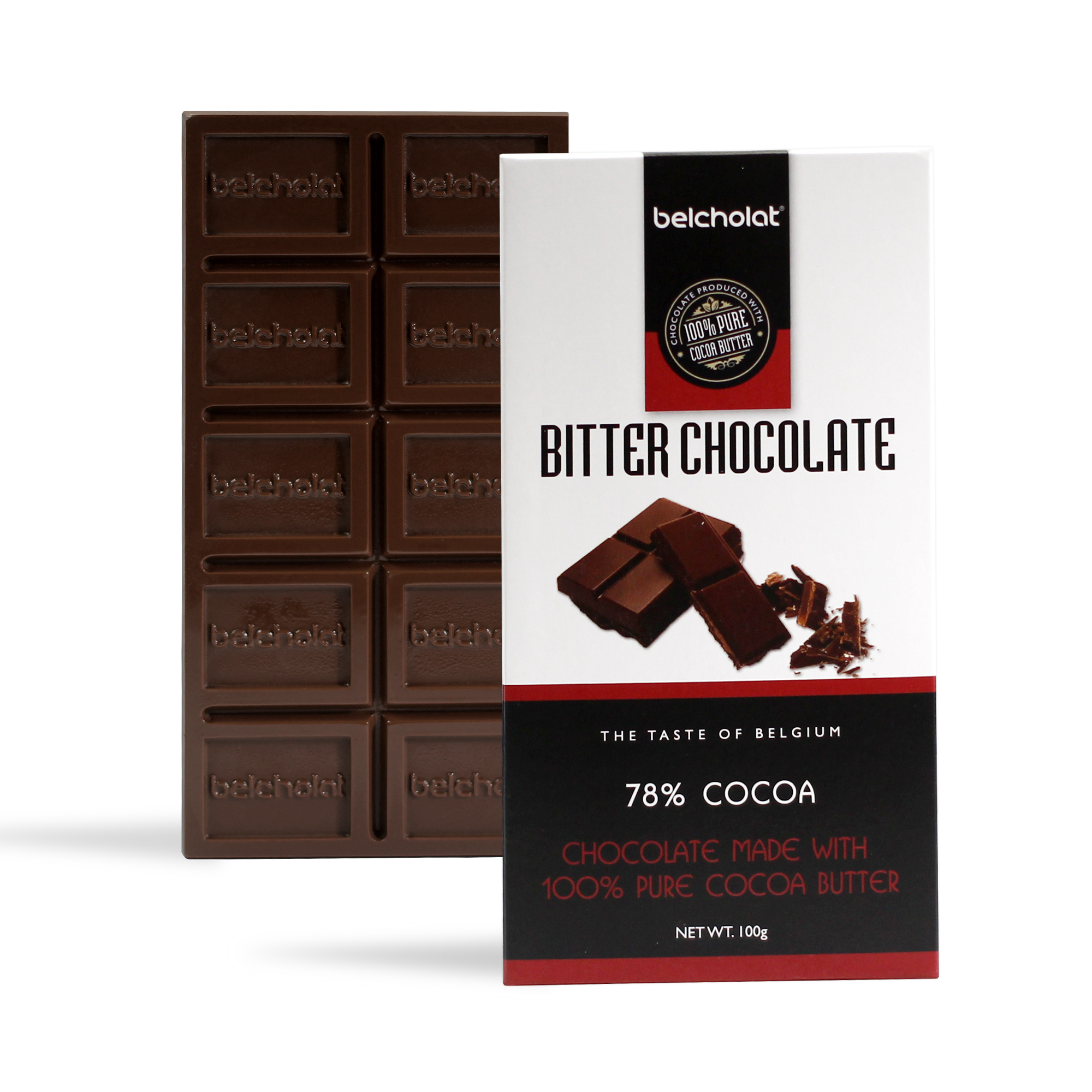 Thanh 100g Bitter Chocolate 78%