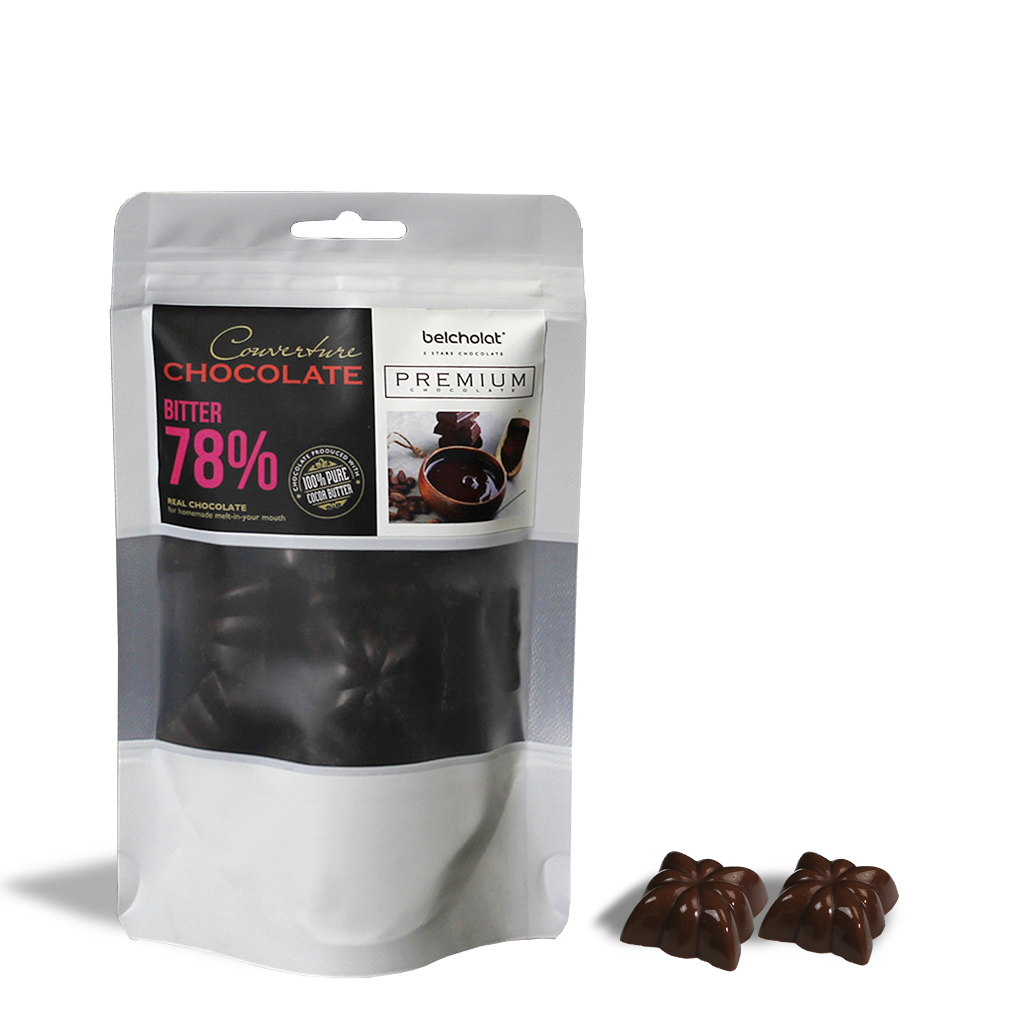 Bitter Couverture Chocolate 78%/ Bag 150