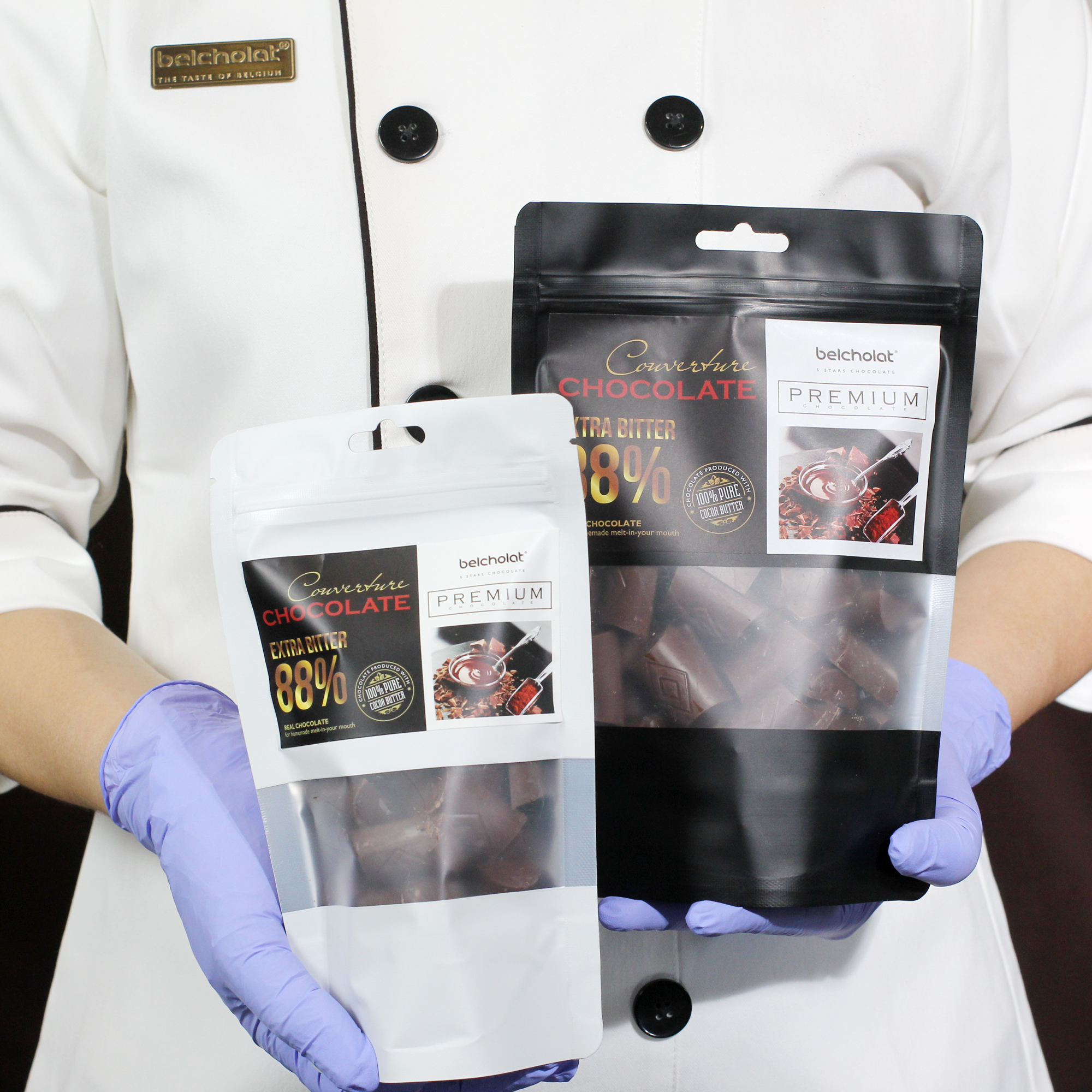 Extra Bitter Couverture Chocolate 88%/ Bag 150