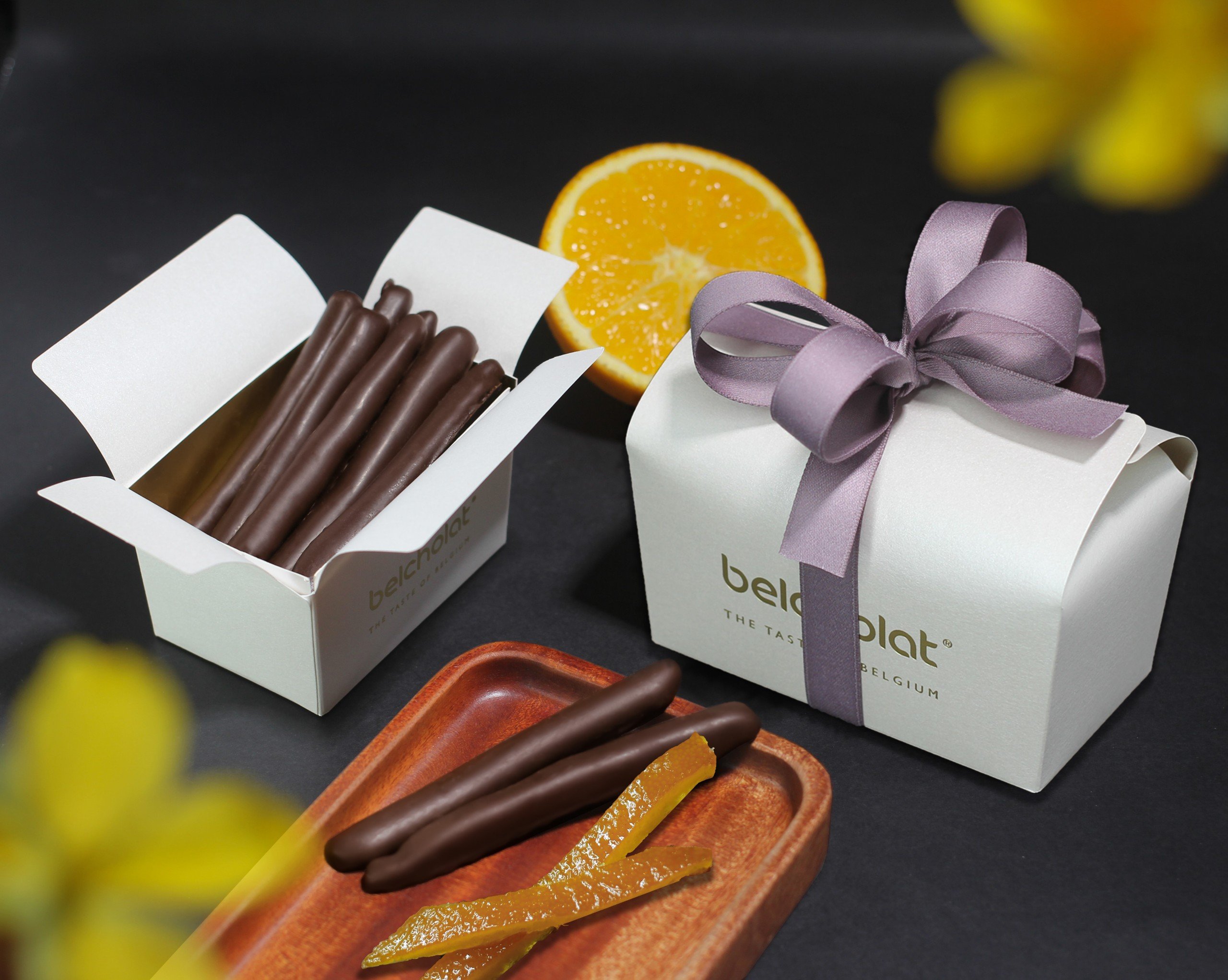 Fresh Orange Chocolate Stick