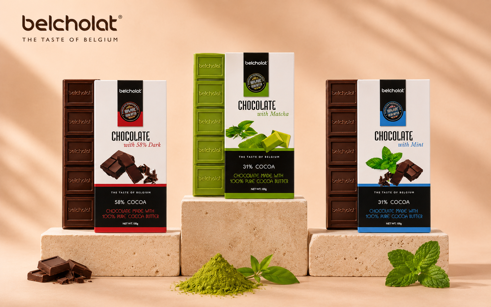 Chocolate Belcholat phong cách Bỉ