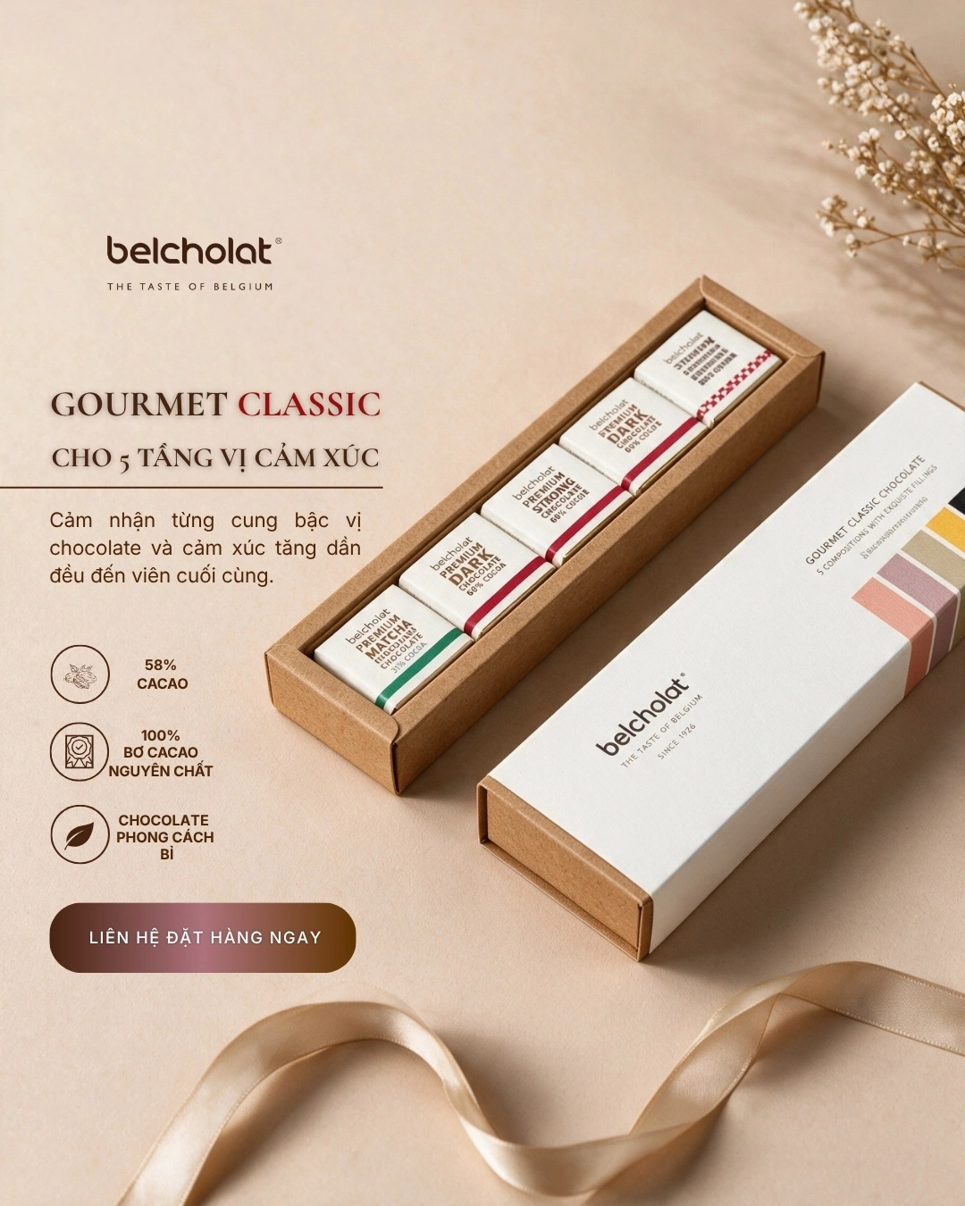 Quà tặng chocolate Belcholat