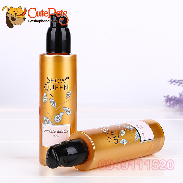 Tinh dầu dưỡng lông Show Queen 100ml Pet Essential Oil Cutepets - Pet shop & Grooming Spa Thú cưng Hà Nội