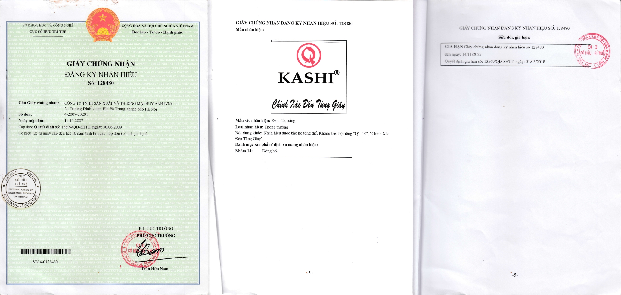 Đăng kí nhãn hiệu hàng hóa Logo Q KASHI với cục sở hữu trí tuệ Việt Nam