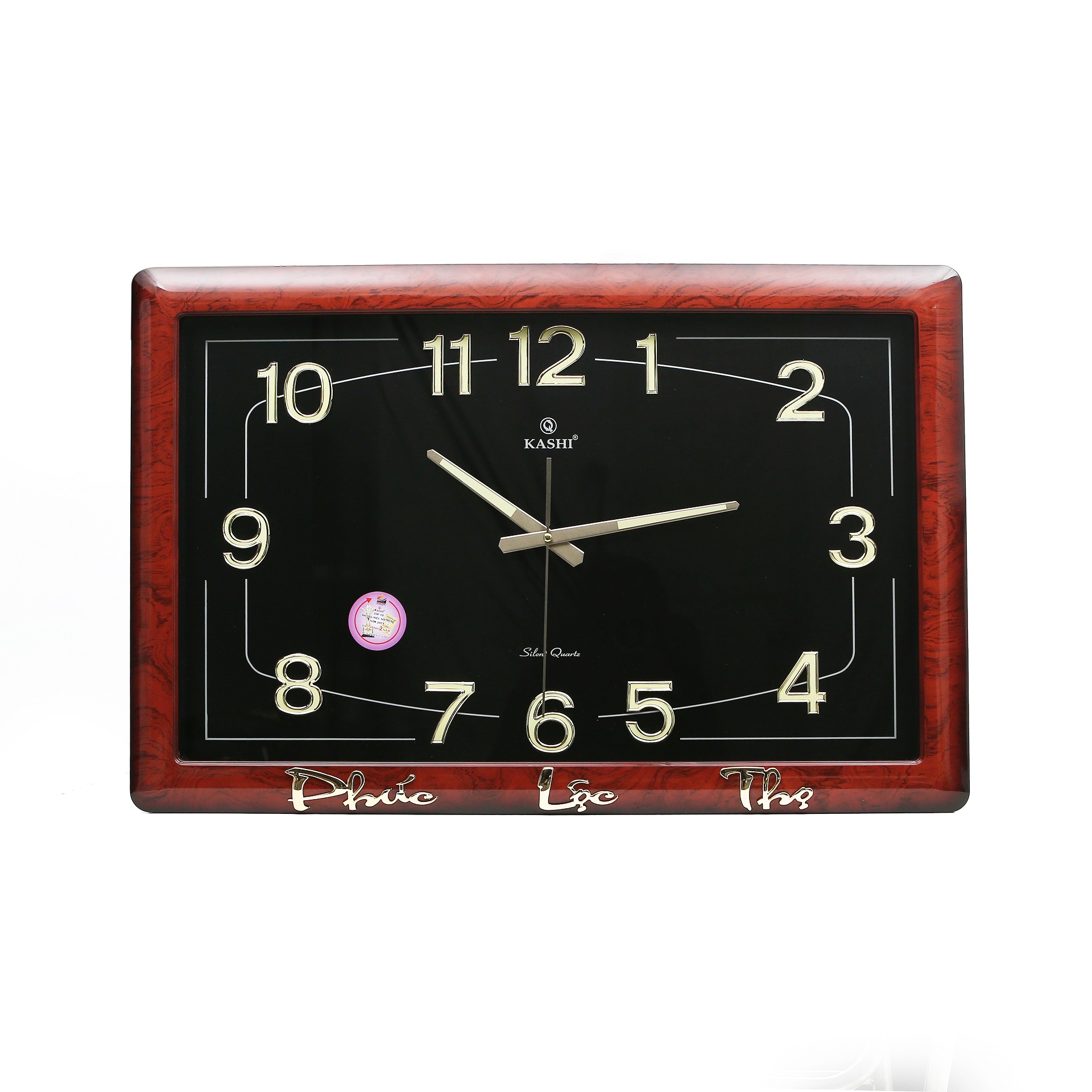 Đồng hồ treo tường HM845 Phúc Lộc Thọ kích thước lớn Kashi Clock