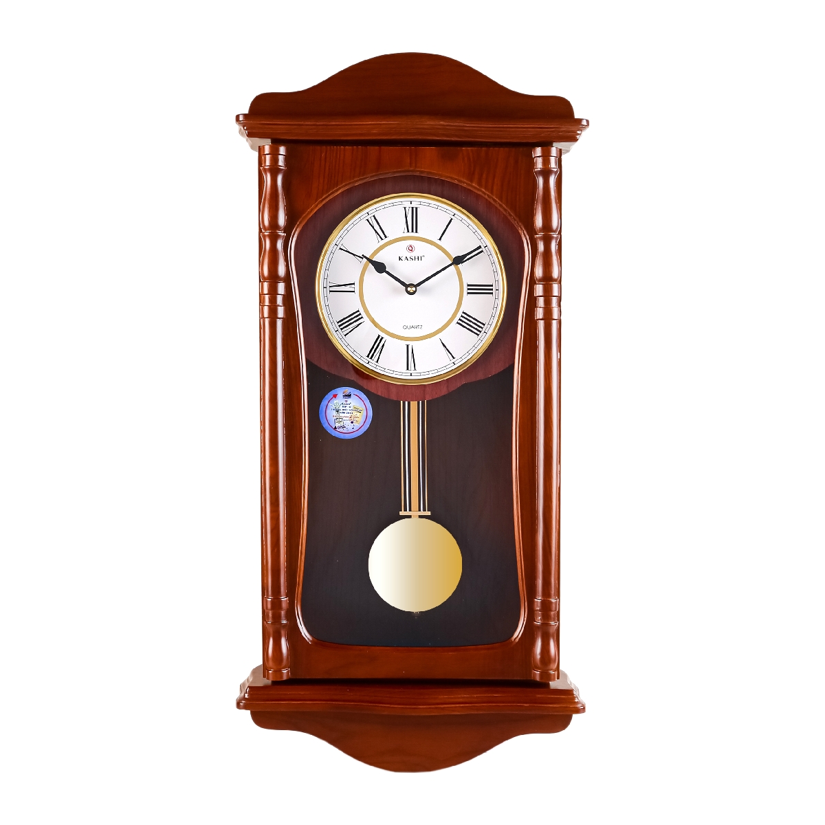Đồng hồ treo tường quả lắc New HM830 số la mã Kashi Clock