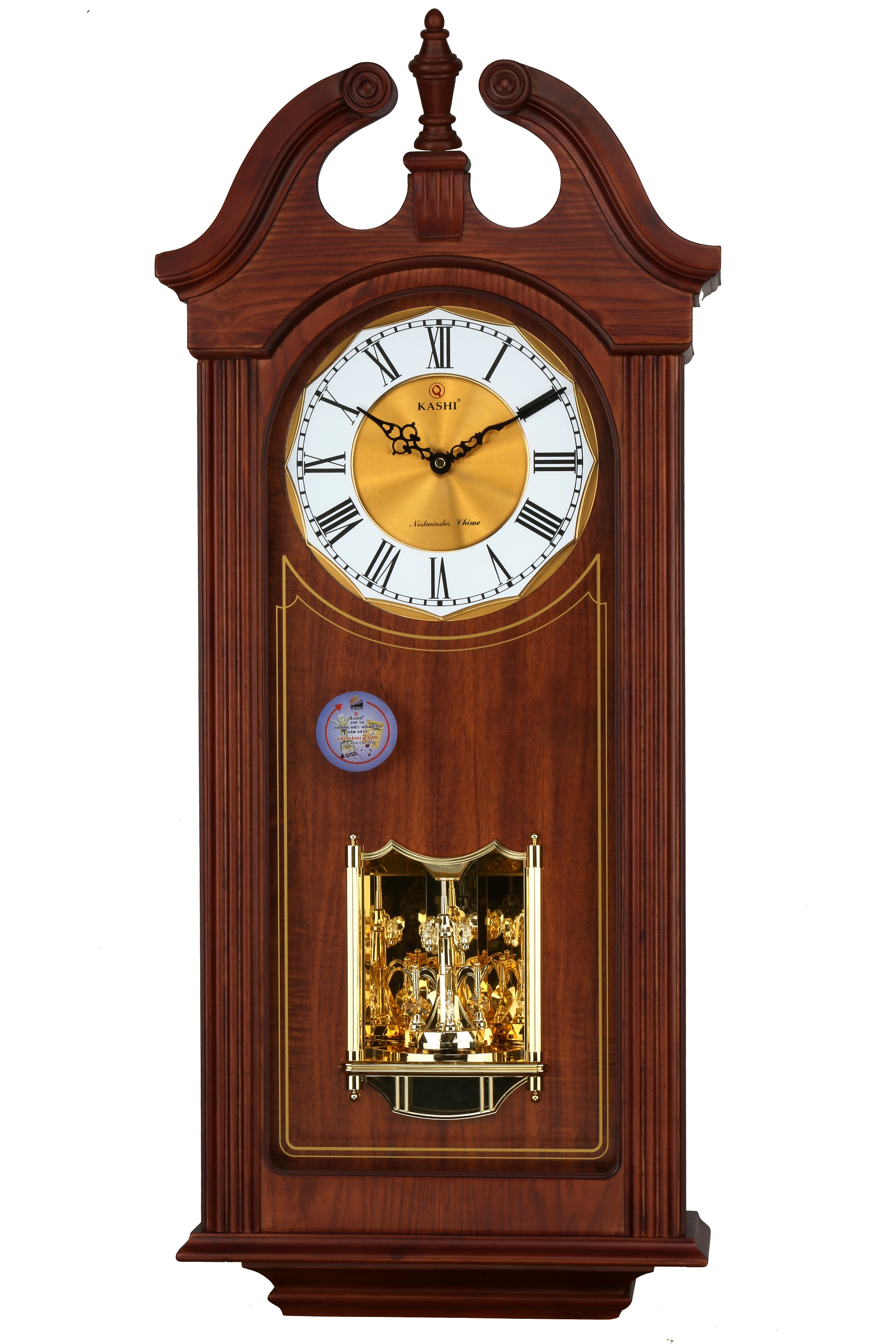 Đồng hồ treo tường quả lắc xoay 828 Kashi Clock