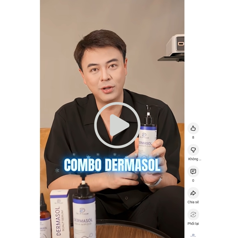 Dermasol – bí quyết giúp tôi có tóc sạch gàu và mượt mà!