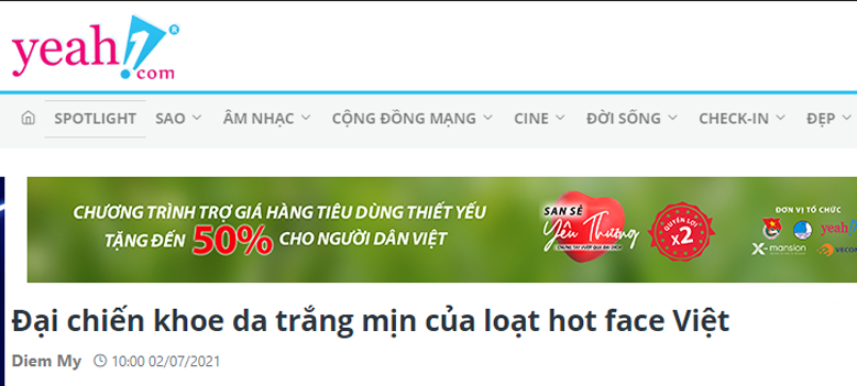 Đại chiến khoe da trắng mịn của loạt hot face Việt