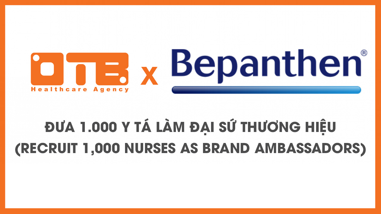 OTB x Bepanthen: Nurse To Be Brand Ambassador