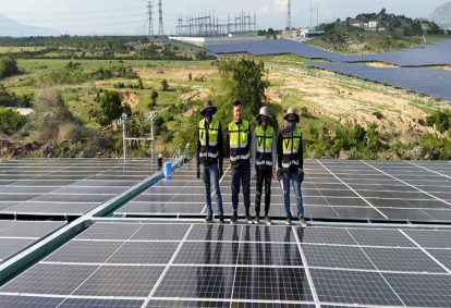 Hệ thống điện mặt trời  công suất 400 kWp - 3P lắp đặt tại  CÔNG TY TNHH MTV LINH ĐỖ