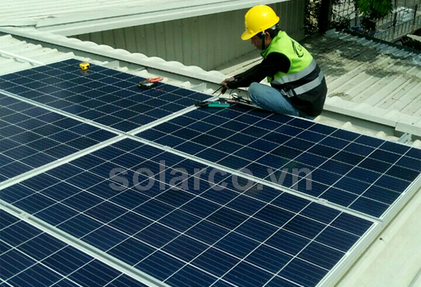 Hệ thống điện mặt trời hòa lưới 3kWp cho hộ gia đình anh Dũng tại Q.Bình Tân TPHCM