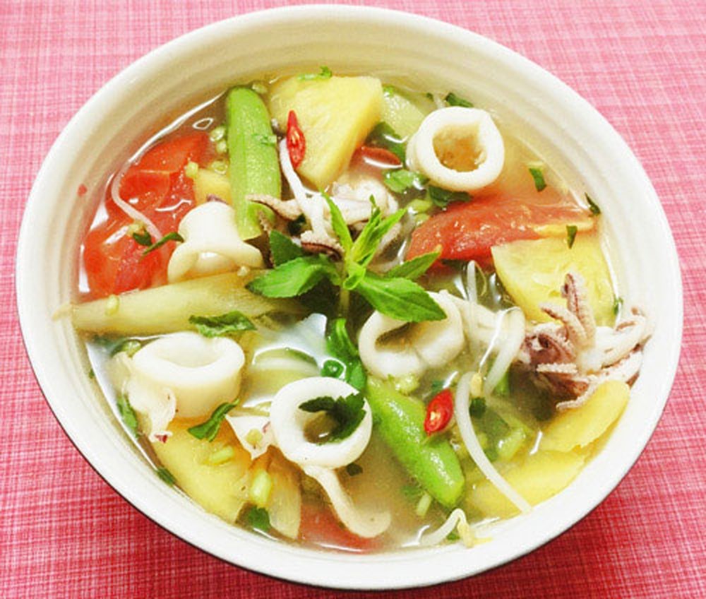 Káº¿t quáº£ hÃ¬nh áº£nh cho canh chua má»±c á»ng