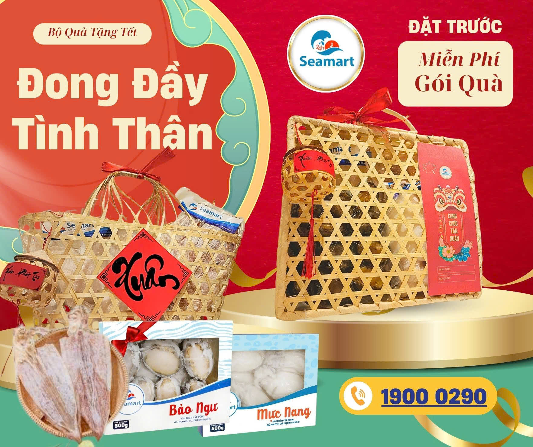 Gói quà dinh dưỡng 24h Seamart