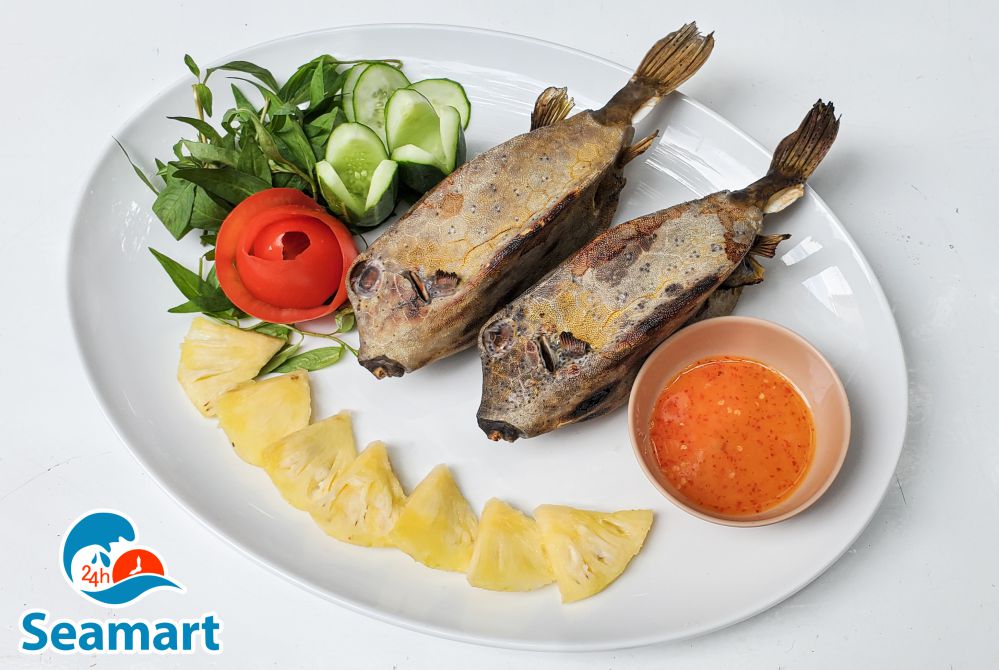 Cá bò hòm nướng muối ớt - 24h Seamart