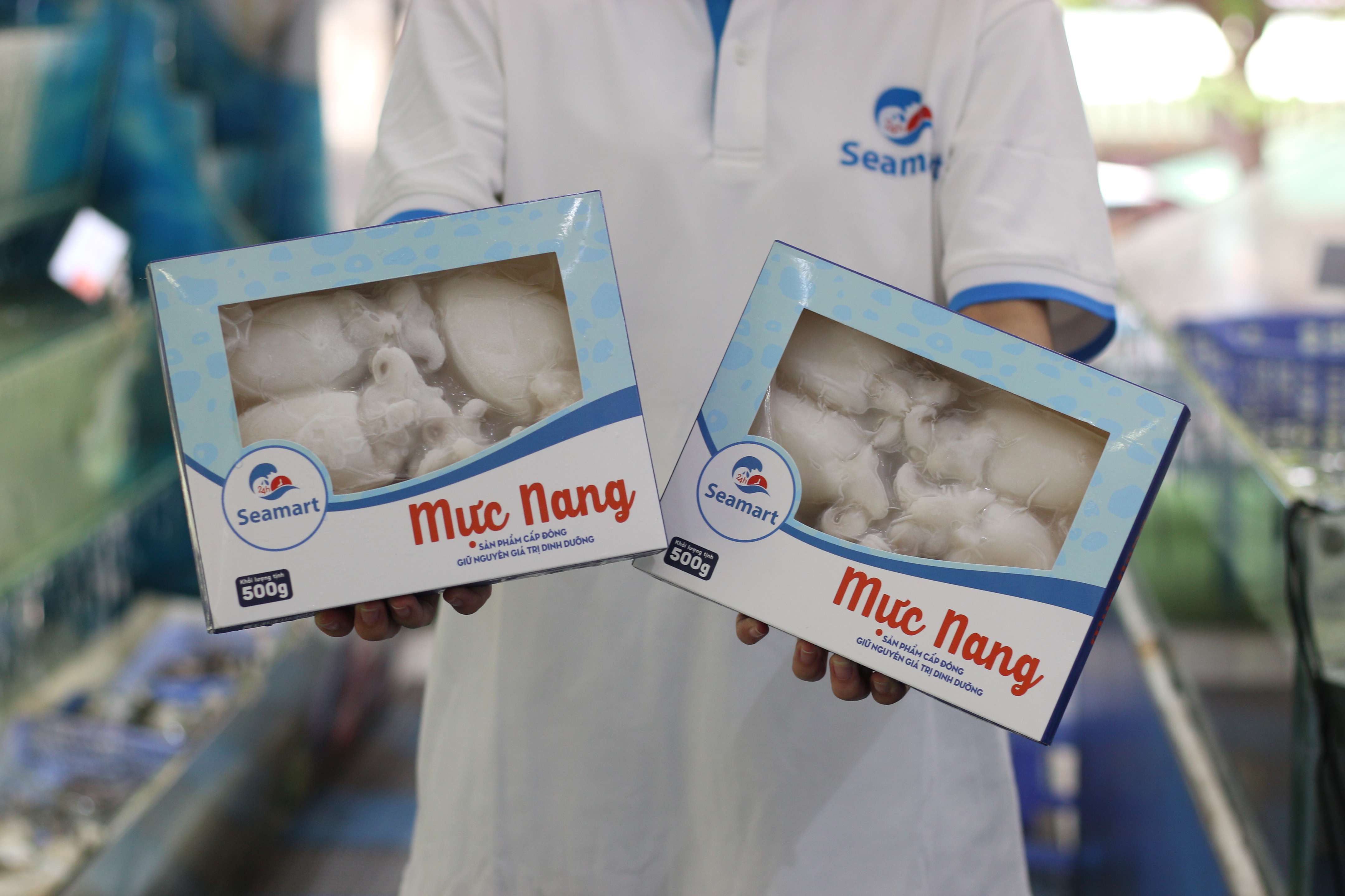 Giá mực nang nhỏ Phan Thiết của 24h Seamart
